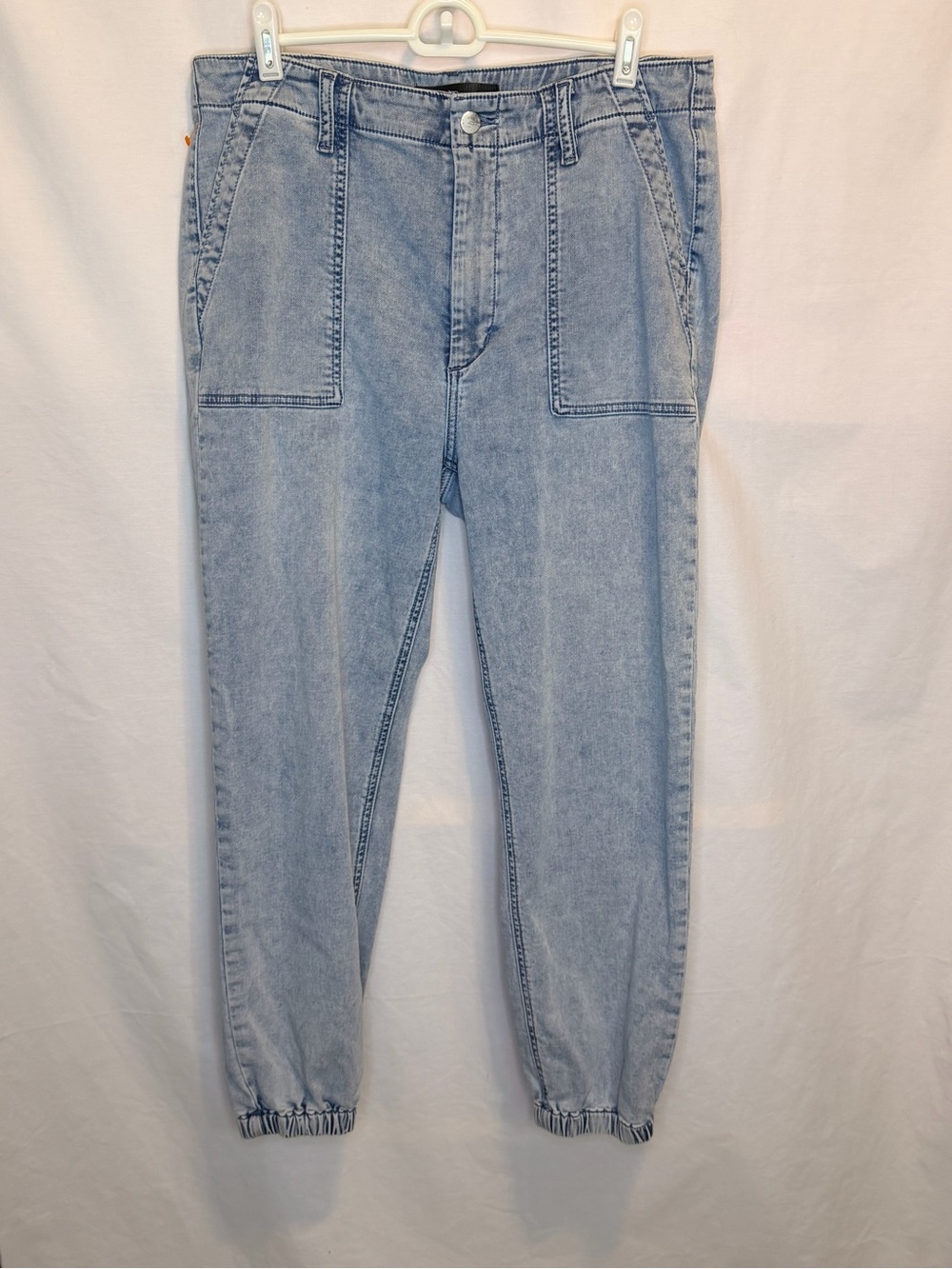 Joe's Jeans Light Blue Denim Pants with Elastic Ankle